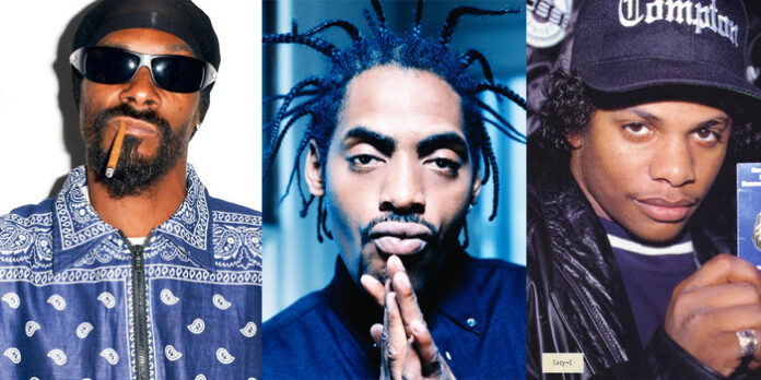 Snoop Dogg, Coolio et Eazy-E font partie des rappeurs Crips
