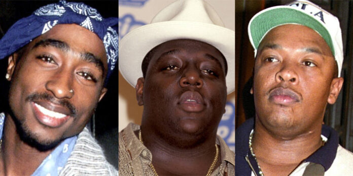 Quand Biggie note Tupac, Dr Dre et d'autres rappeurs
