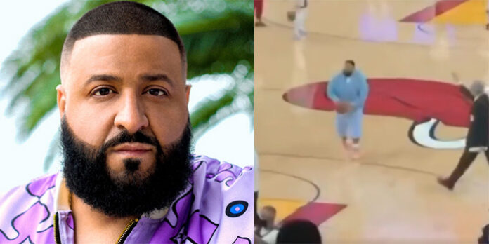 DJ Khaled fait un air ball