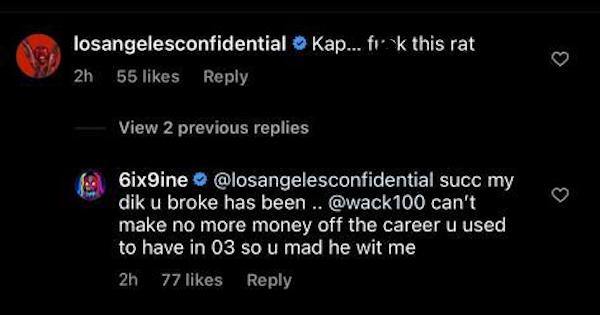 The Game et Tekashi 6ix9ine s'attaquent
